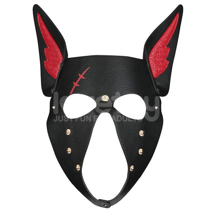 LOVETOY - REBELLION REIGN SCARRED ALPHA PUP MASK RED