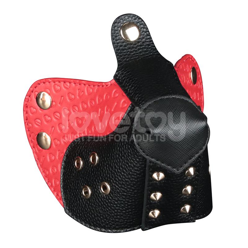 LOVETOY - REBELLION REIGN SCARRED ALPHA PUP MASK RED