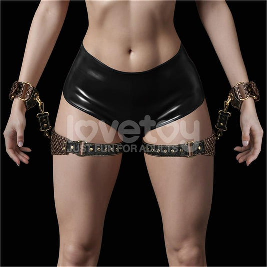 LOVETOY - REBELLION REIGN THIGH CUFFS SET