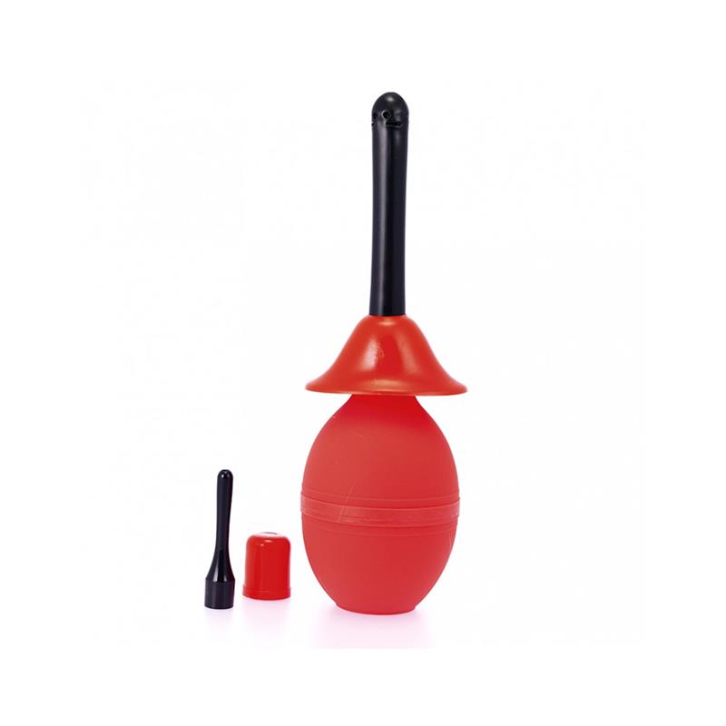 BONDAGE PLAY - RED ANAL-VAGINAL DOUCH