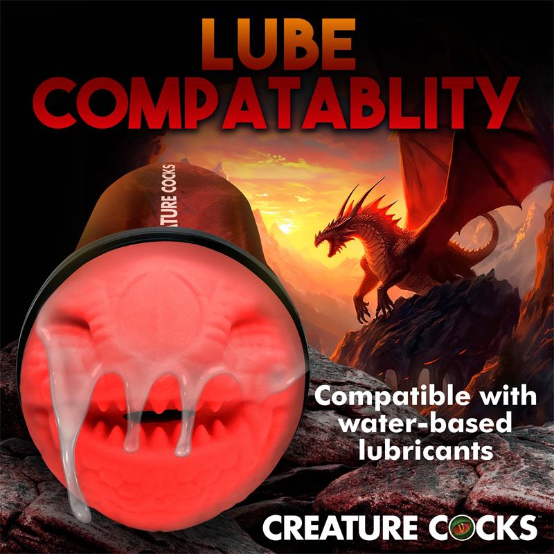 CREATURE COCKS - RED DRAGON MASTURBATOR 8.7