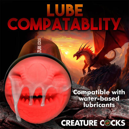 CREATURE COCKS - RED DRAGON MASTURBATOR 8.7