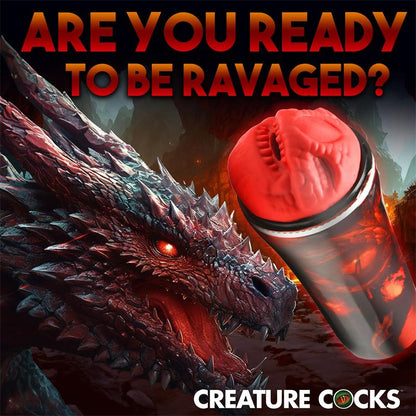 CREATURE COCKS - RED DRAGON MASTURBATOR 8.7