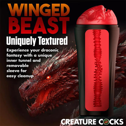 CREATURE COCKS - RED DRAGON MASTURBATOR 8.7