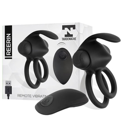 TARDENOCHE - ANNEAU VIBRANT DOUBLE REERIN TÉLÉCOMMANDE USB SILICONE USB