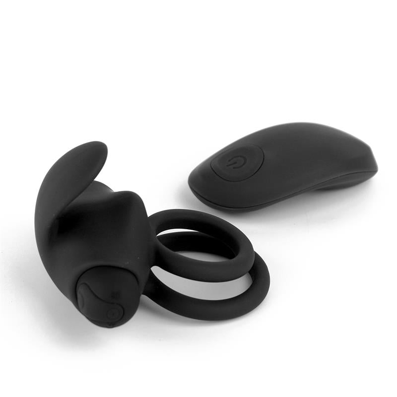 TARDENOCHE - REERIN DUAL VIBRATING RING USB REMOTE CONTROL USB SILICONE