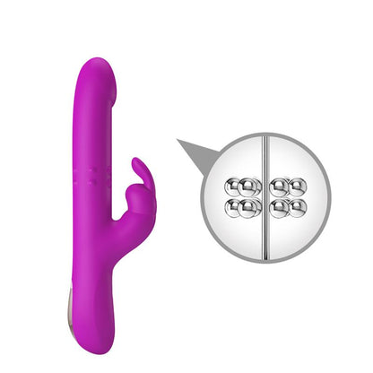 PRETTYLOVE - REESE VIBE WITH INTERNAL BEADS AND THRUSTING USB