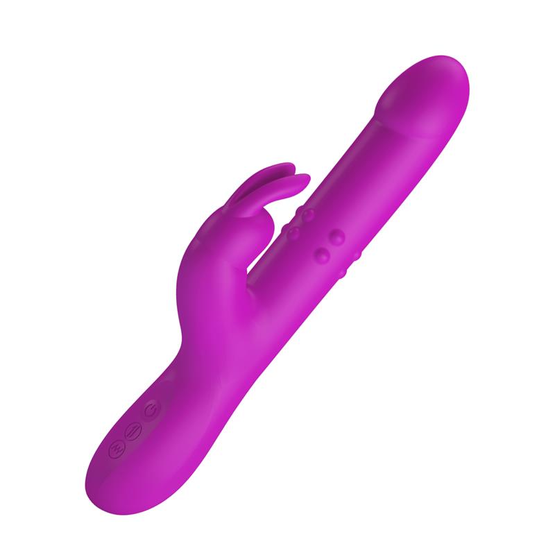 PRETTYLOVE - REESE VIBE WITH INTERNAL BEADS AND THRUSTING USB