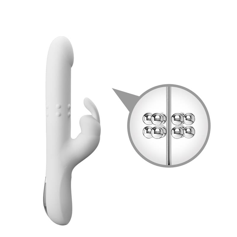 PRETTYLOVE - REESE VIBRATOR WITH ROTATING BEADS AND THRUSTING