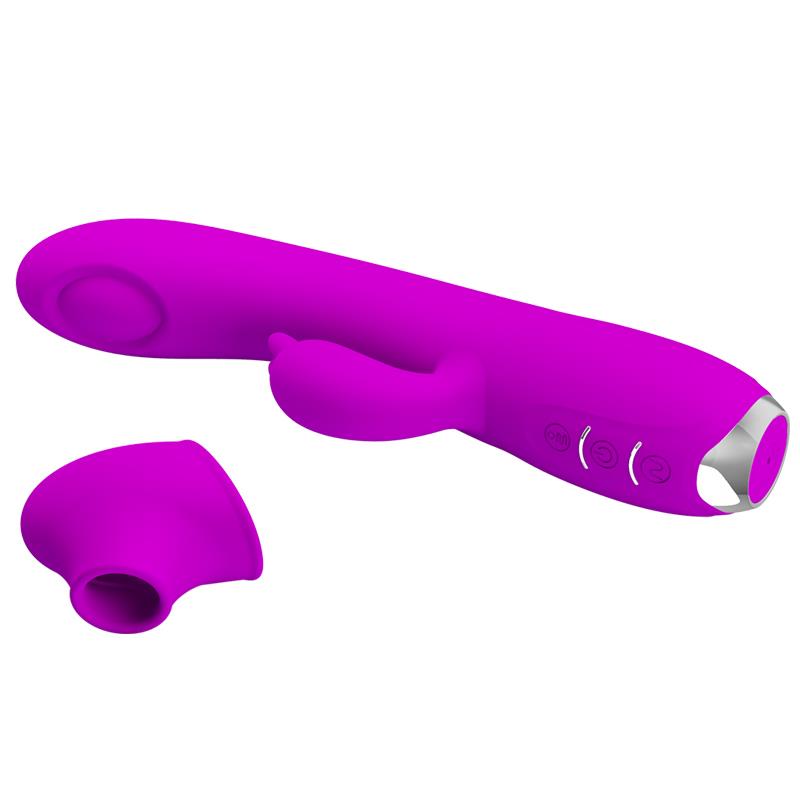 PRETTY LOVE - REGINA VIBRATOR WITH SUCTION AND TAPPING