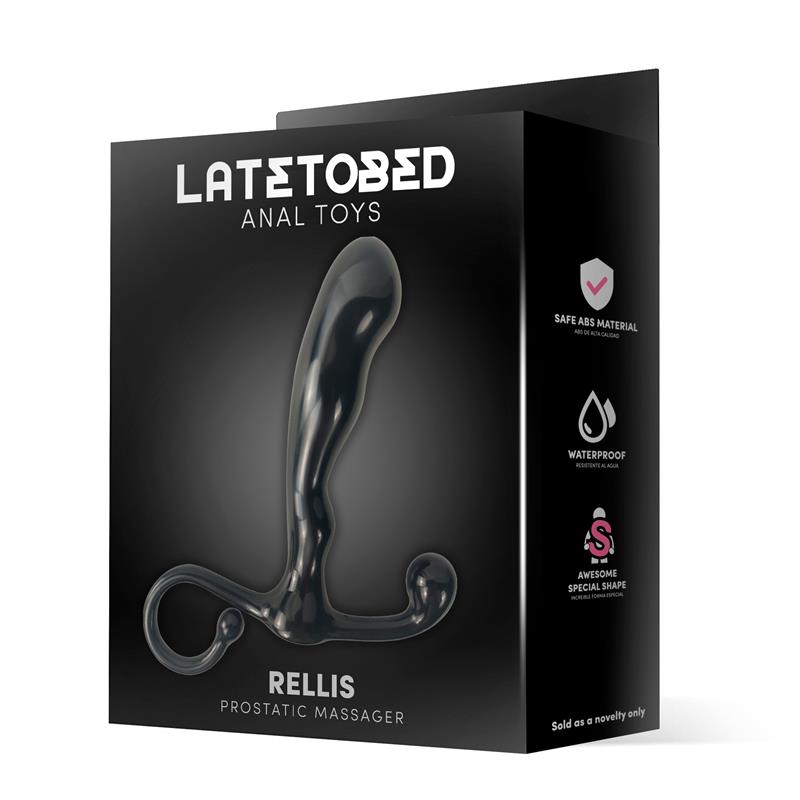 LATETOBED - RELLIS PROSTATIC MASSAGER BLACK