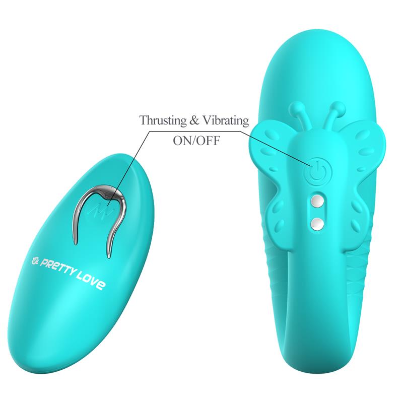 PRETTYLOVE - REMI STIMULATOR WITH VIBRATION AND THRUSTING