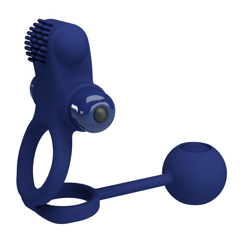 PRETTYLOVE - REMINGTON DOUBLE VIBRATING COCK RING