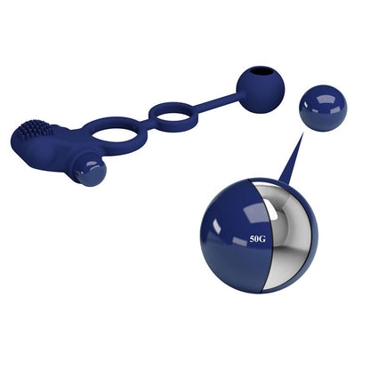 PRETTYLOVE - REMINGTON DOUBLE VIBRATING COCK RING