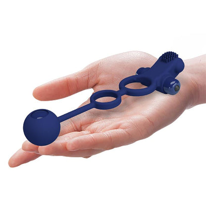PRETTYLOVE - REMINGTON DOUBLE VIBRATING COCK RING