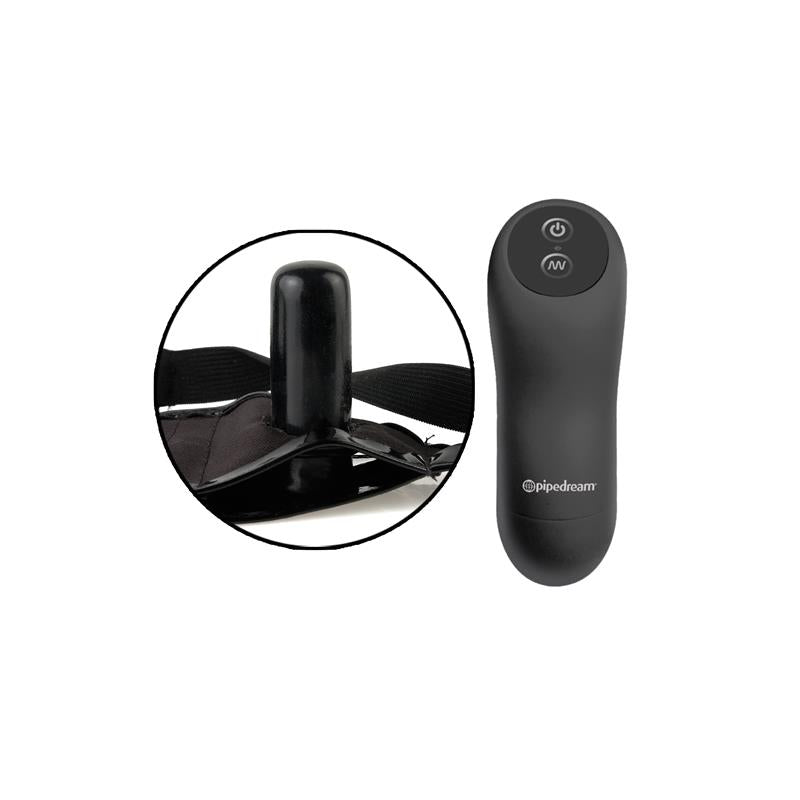 FETISH FANTASY SERIES - REMOTE CONTROL FANTASY STRAP-ON BLACK