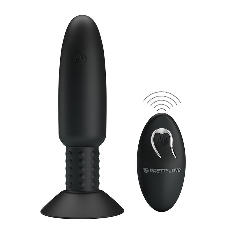 PRETTYLOVE - REMOTE-CONTROLLED ANAL PLUG WITH VIBRATION AND ROTATION - USB