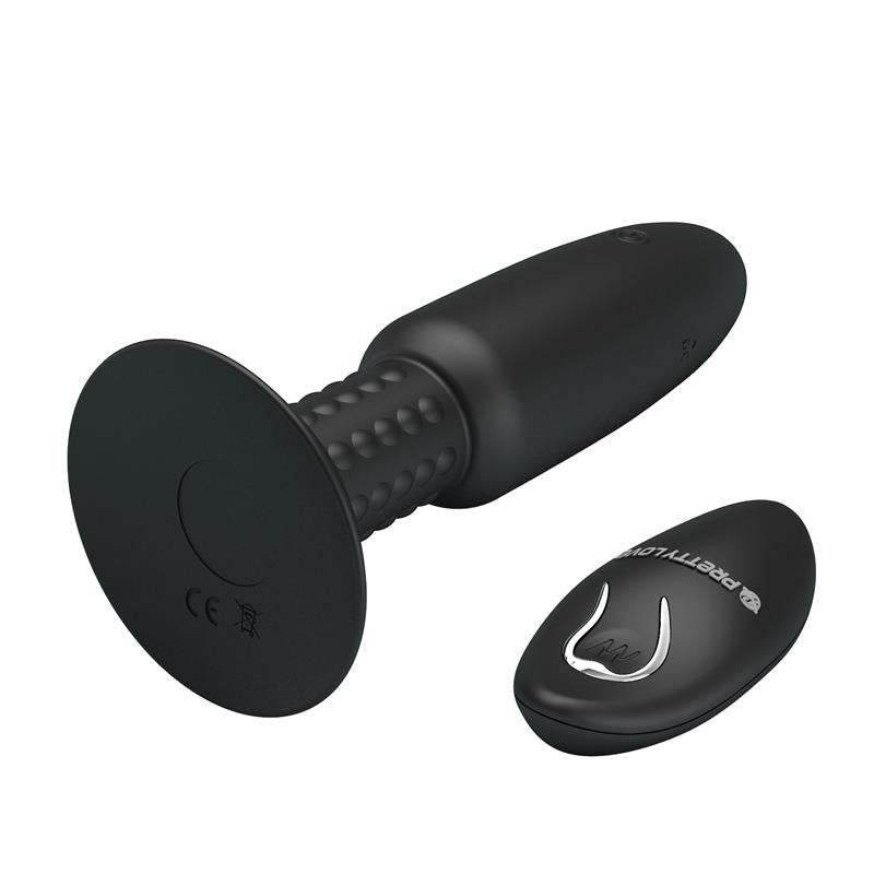 PRETTYLOVE - REMOTE-CONTROLLED ANAL PLUG WITH VIBRATION AND ROTATION - USB