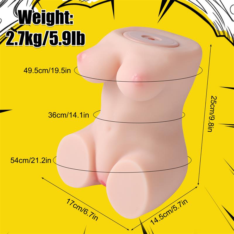 XISE - RENATA TORSO THRUSTING AND VIBRATING 2.54 KG