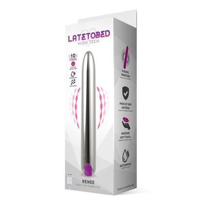 LATETOBED - RENEE VIBE 10 VIBRATING FUNCTIONS 18,5 CM USB SILVER