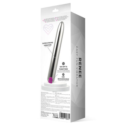 LATETOBED - RENEE VIBE 10 VIBRATING FUNCTIONS 18,5 CM USB SILVER
