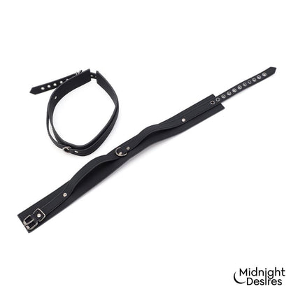 MIDNIGHT DESIRES - RESTRAIN SET WITH HAND AND THIGH CUFFS