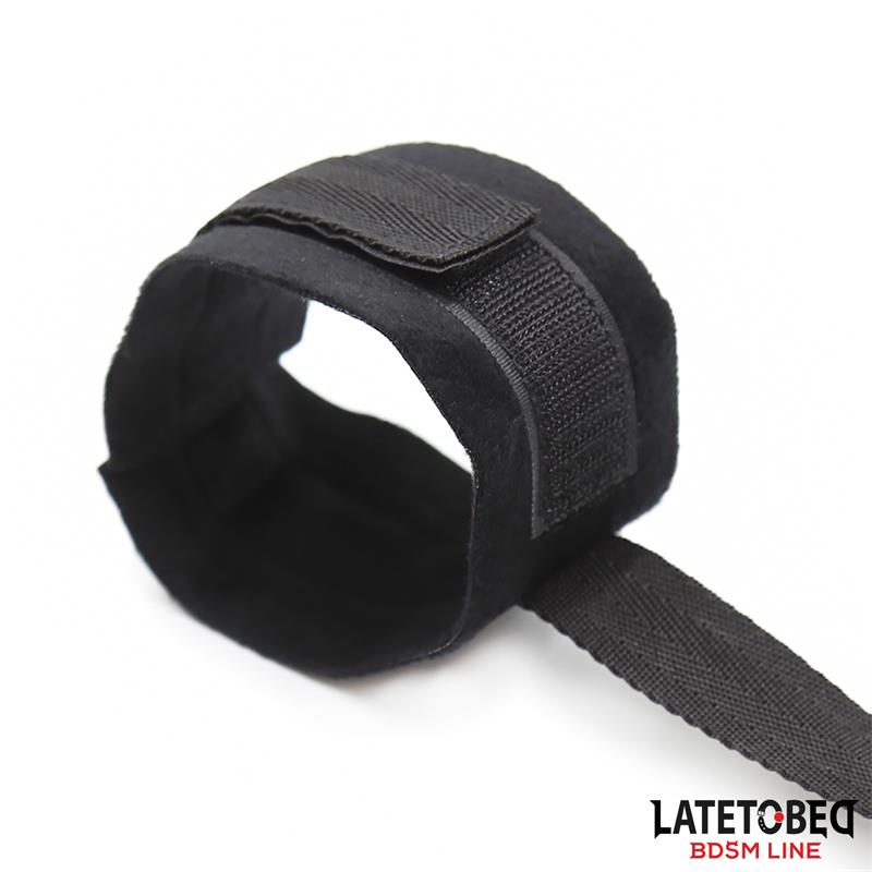 LATETOBED BDSM LINE - RESTRAINT 3 PIECES SET BLINDFOLD, ANKLECUFFS AND WRISTCUFFS ADJUSTABLE
