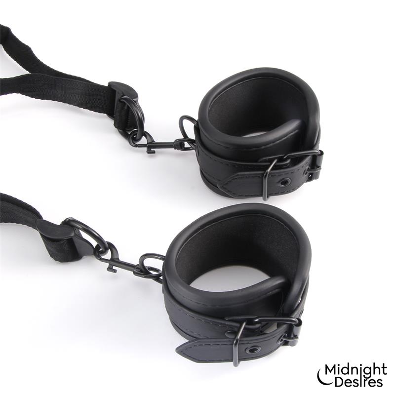 MIDNIGHT DESIRES - RESTRAINT SET WITH NECK PILLOW