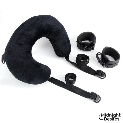 MIDNIGHT DESIRES - RESTRAINT SET WITH NECK PILLOW