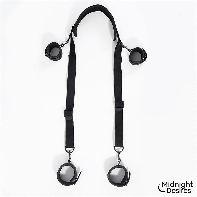 MIDNIGHT DESIRES - RESTRAINT SET WITH NECK SUPORT
