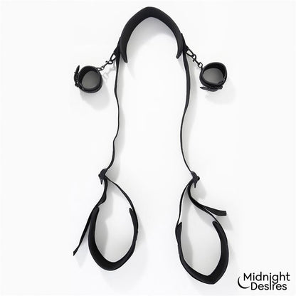 MIDNIGHT DESIRES - RESTRAINT SET WITH NECK SUPPORT