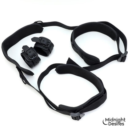MIDNIGHT DESIRES - RESTRAINT SET WITH NECK SUPPORT