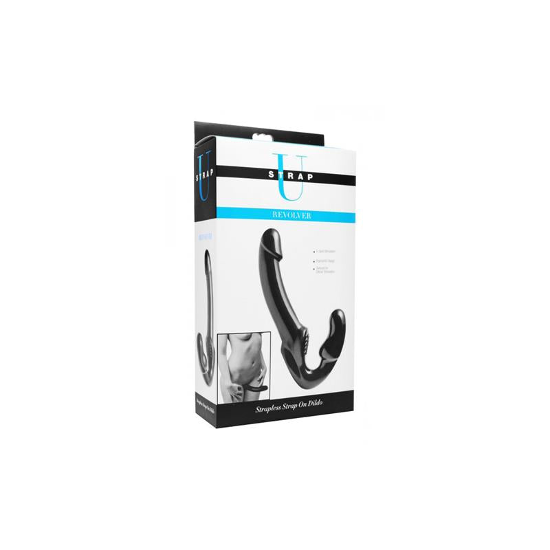 STRAP U - REVOLVER STRAPLESS STRAP ON G-SPOT DILDO BLACK