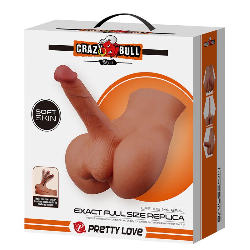 CRAZY BULL - RHYNE BACK REALISTIC NATURAL MASTURBATOR