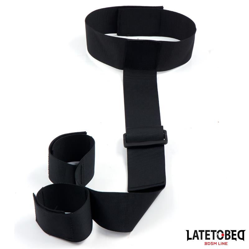 LATETOBED BDSM LINE - RIBBON NECK TO WRIST BONDAGE