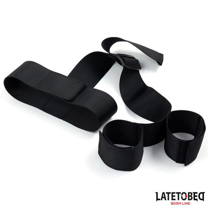 LATETOBED BDSM LINE - RIBBON NECK TO WRIST BONDAGE