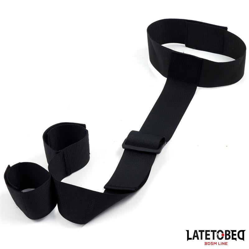 LATETOBED BDSM LINE - RIBBON NECK TO WRIST BONDAGE