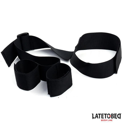 LATETOBED BDSM LINE - RIBBON NECK TO WRIST BONDAGE