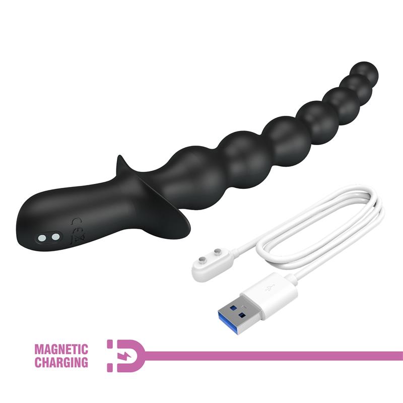 PRETTYLOVE - RIGDON ANAL BEADS WITH VIBRATION