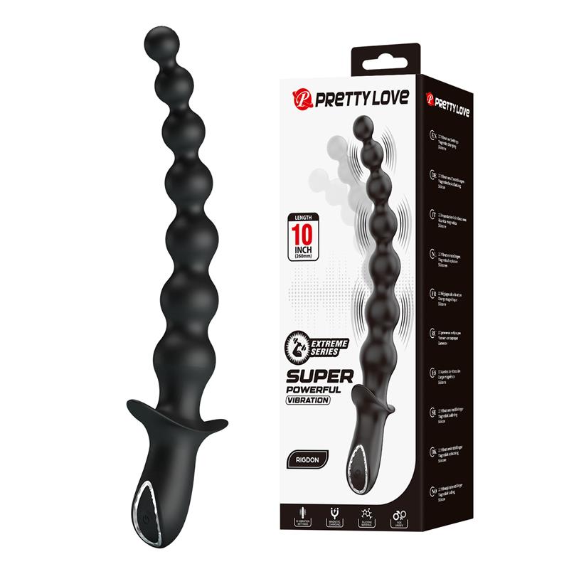 PRETTYLOVE - RIGDON ANAL BEADS WITH VIBRATION