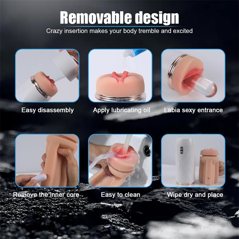 JUICY LAMOUR - RILEY AUTOMATIC MALE MASTURBATOR VIBRATION AND SUCTION