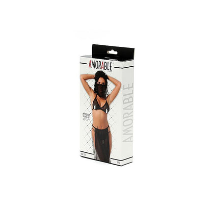 AMORABLE - DISFRAZ ORIENTAL NEGRO TALLA ÚNICA