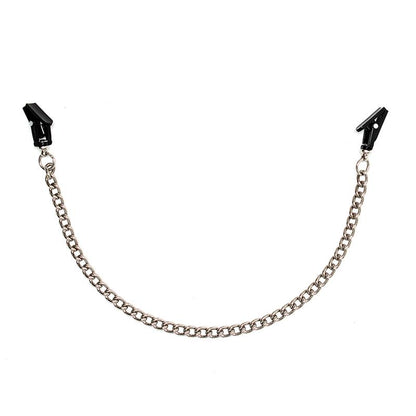 BONDAGE PLAY - NIPPLE CLAMPS WITH CHAIN