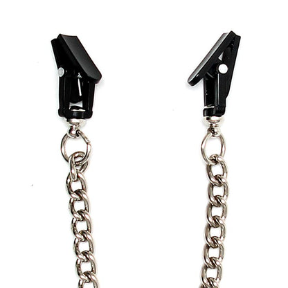 BONDAGE PLAY - NIPPLE CLAMPS WITH CHAIN
