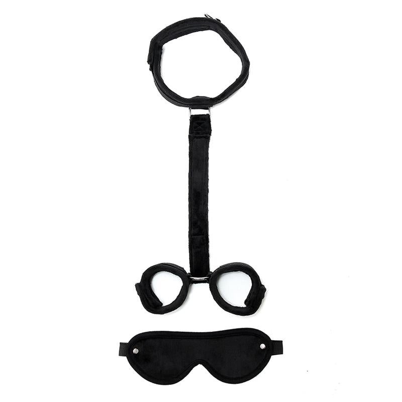 BONDAGE PLAY - BONDAGE SET 2 PIECES BLACK