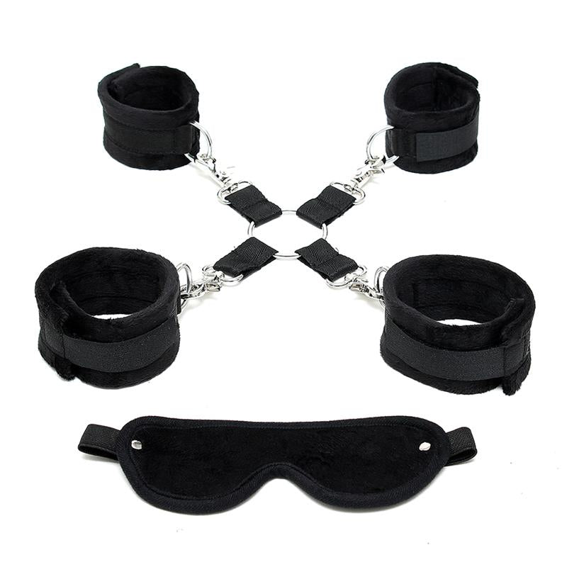 BONDAGE PLAY - BONDAGE SET BLACK