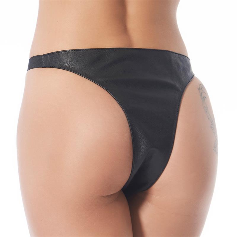 BONDAGE PLAY - BRIEFS BLACK ADJUSTABLE