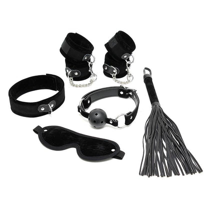 BONDAGE PLAY - COMPLETE RESTRAINT SET BLACK
