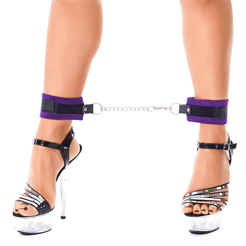 BONDAGE PLAY - COMPLETE RESTRAINT SET PURPLE