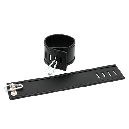 BONDAGE PLAY - LEATHER CUFFS-ADJUSTABLE